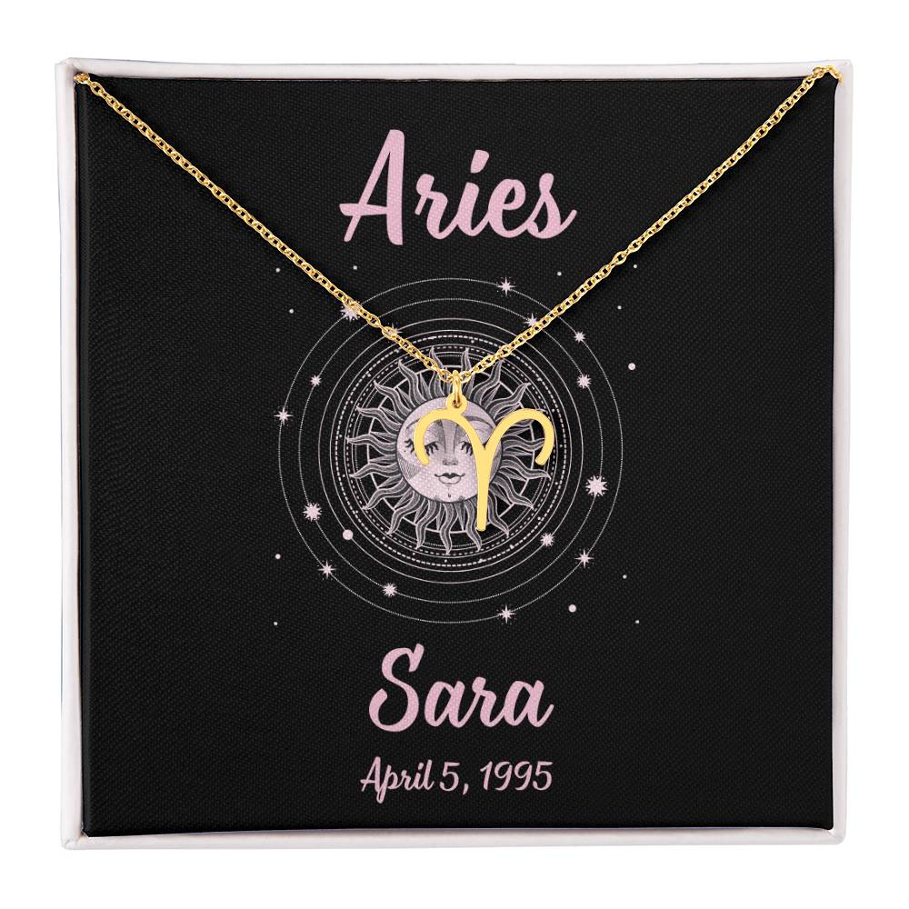 Zodiac Personalized Necklace