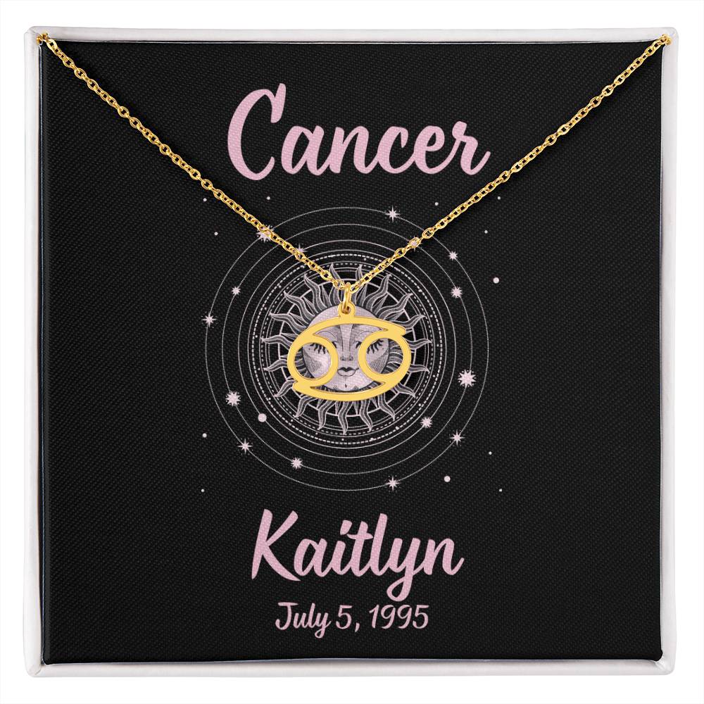 Zodiac Personalized Necklace