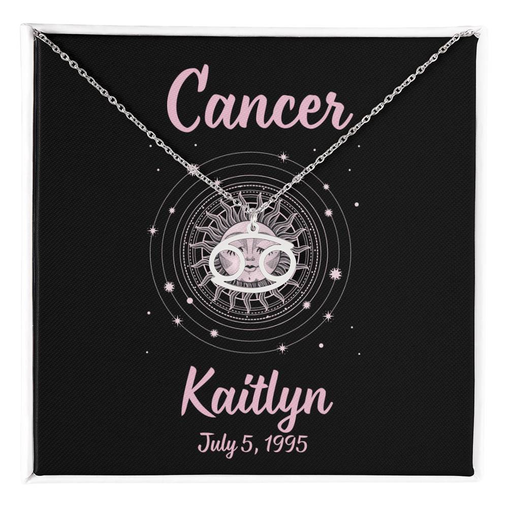 Zodiac Personalized Necklace