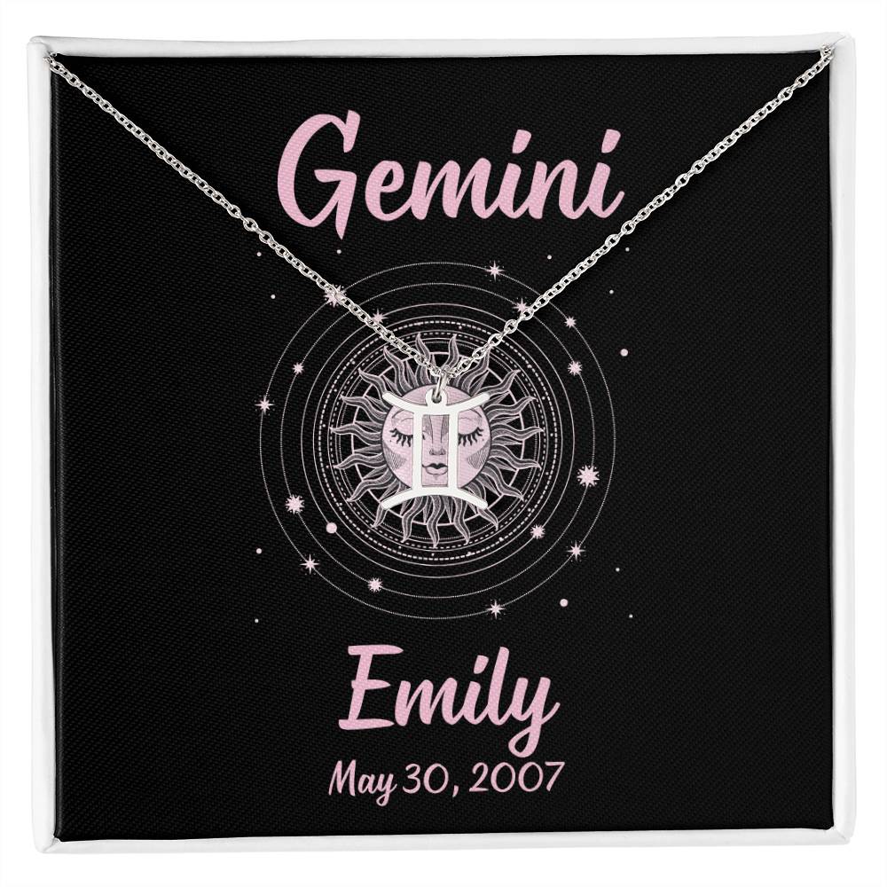 Zodiac Personalized Necklace