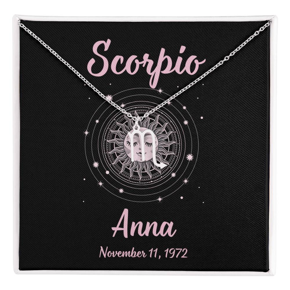 Zodiac Personalized Necklace