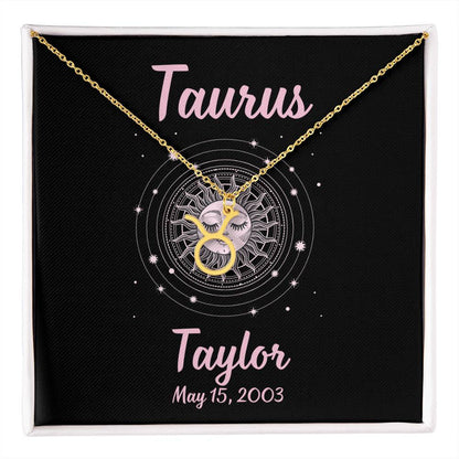 Zodiac Personalized Necklace