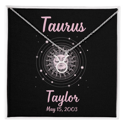 Zodiac Personalized Necklace