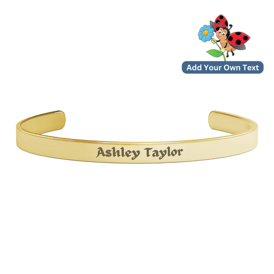 Personalized Cuff Bracelet