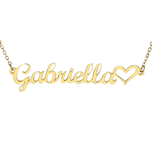 Heart Name Necklace