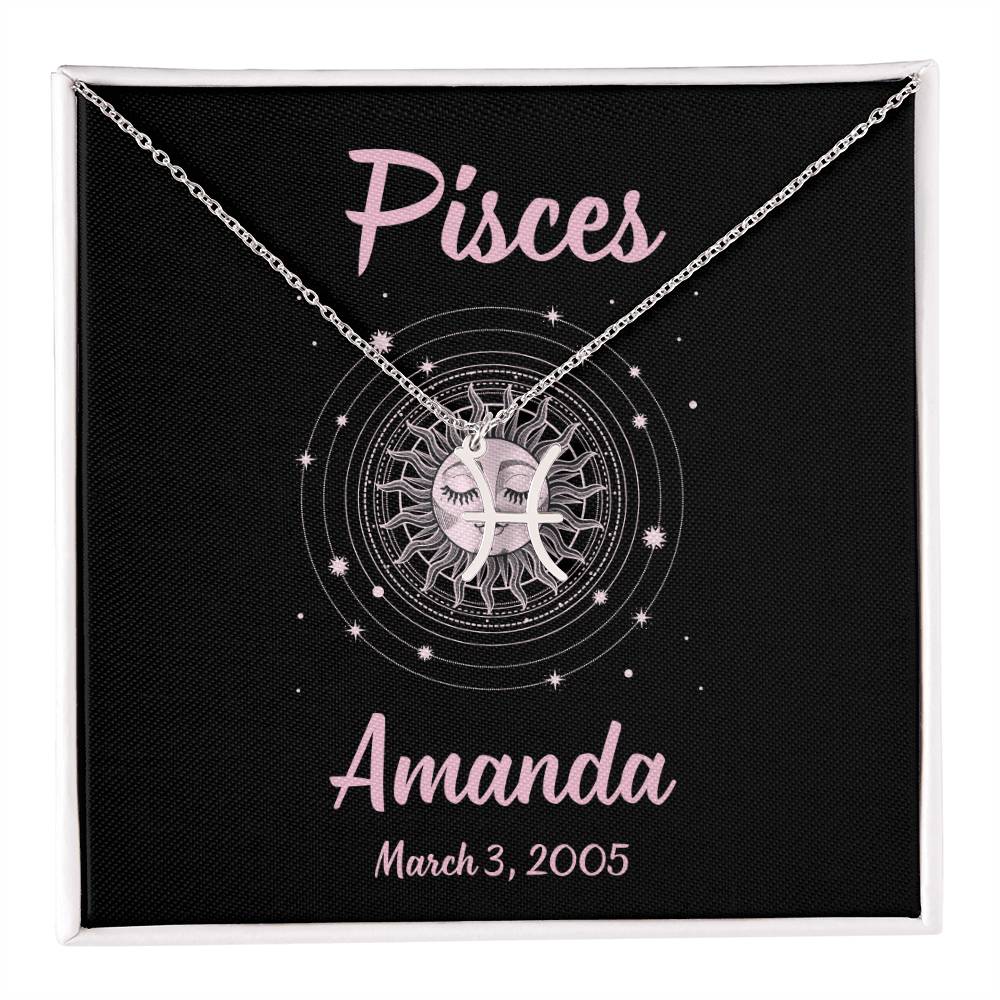 Zodiac Personalized Necklace