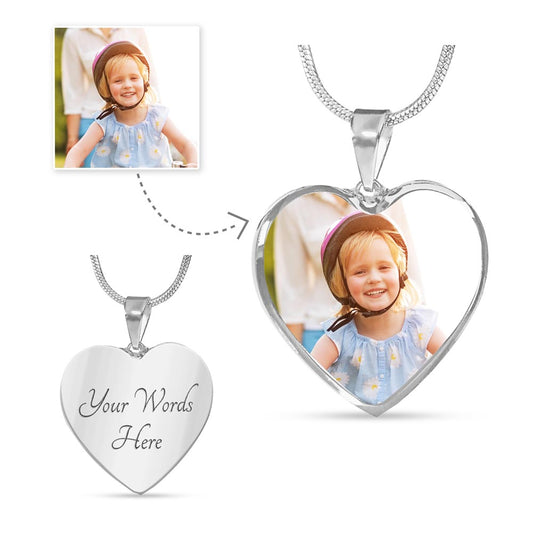 Heart Photo Necklace