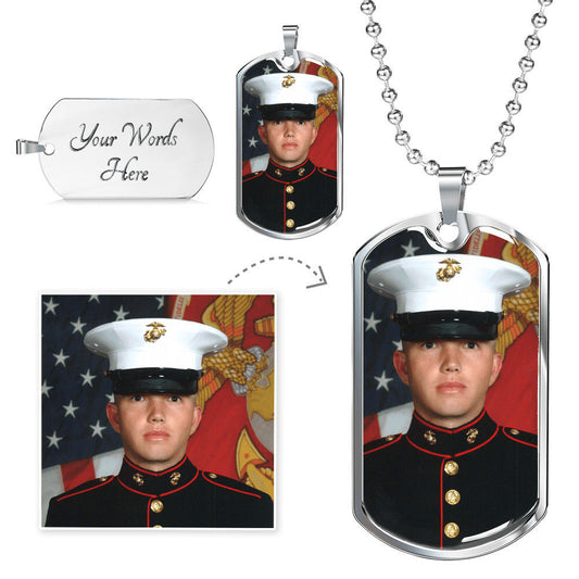 Personalized Dog Tag Chain